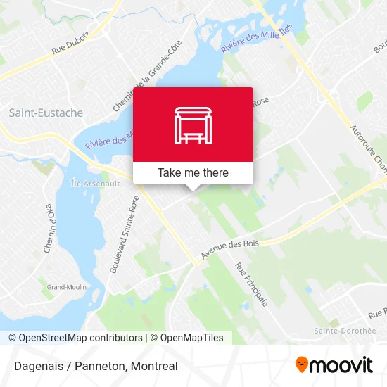 Dagenais / Panneton map