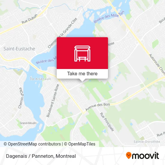 Dagenais / Panneton map