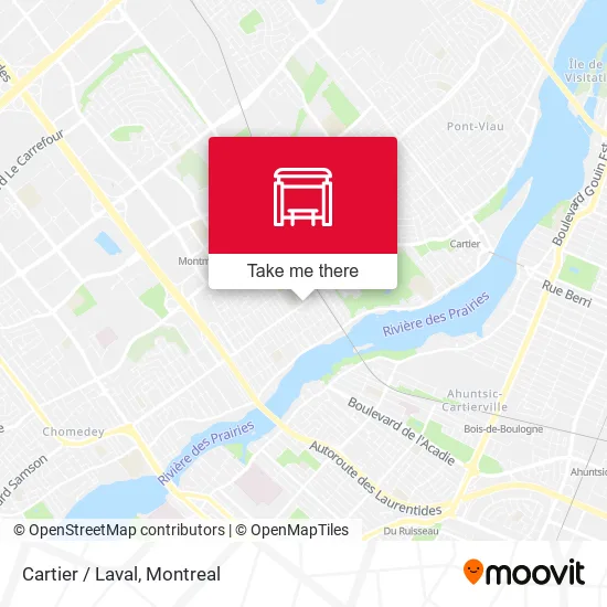 Cartier / Laval map
