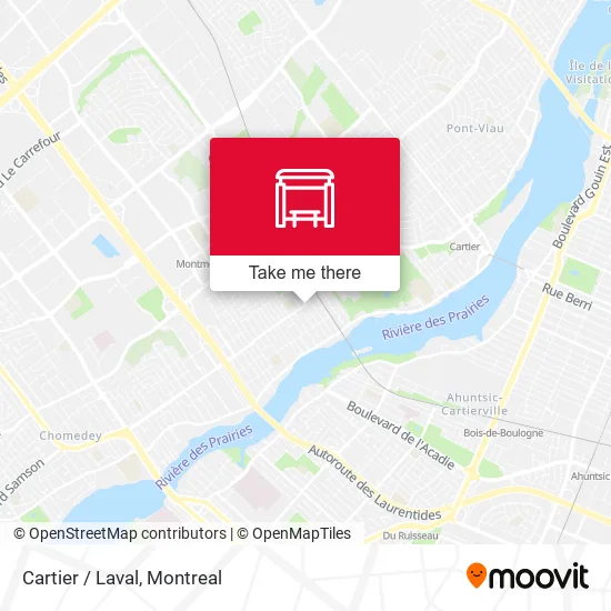 Cartier / Laval map