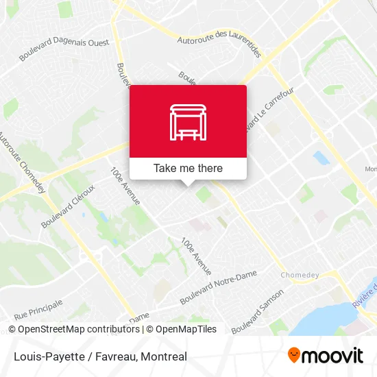 Louis-Payette / Favreau map