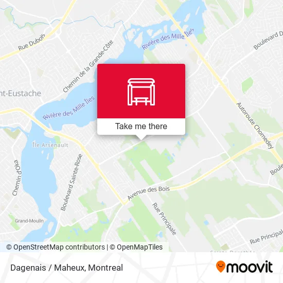 Dagenais / Maheux map