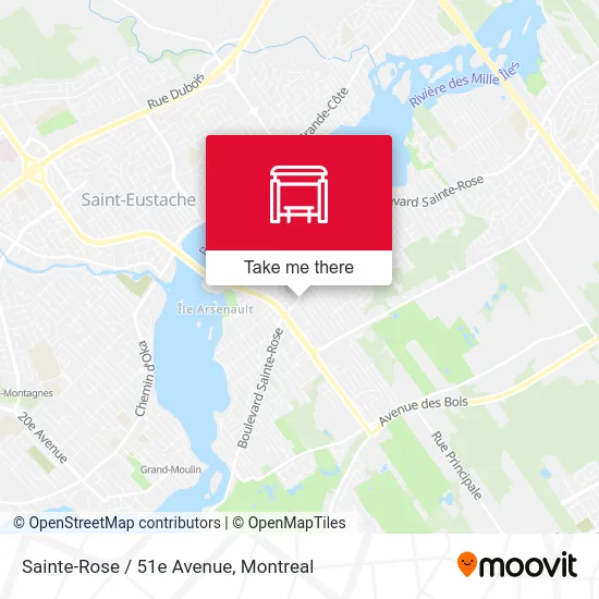 Sainte-Rose / 51e Avenue map