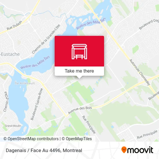 Dagenais / Face Au 4496 map