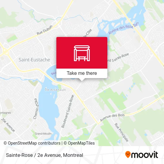 Sainte-Rose / 2e Avenue map