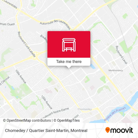 Chomedey / Quartier Saint-Martin map