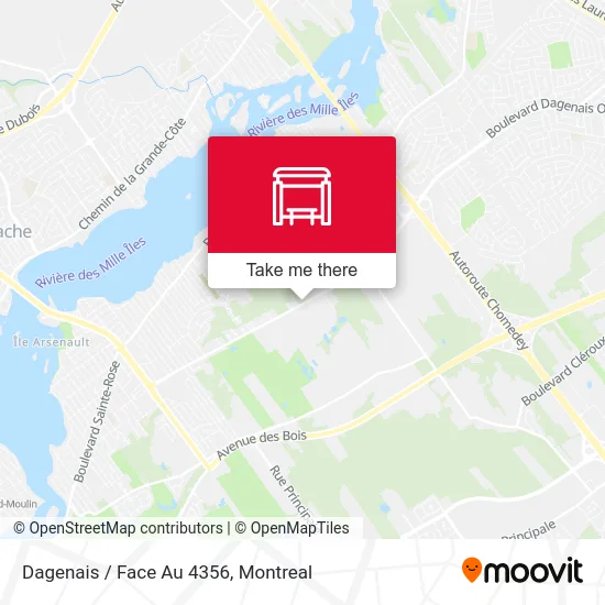Dagenais / Face Au 4356 map