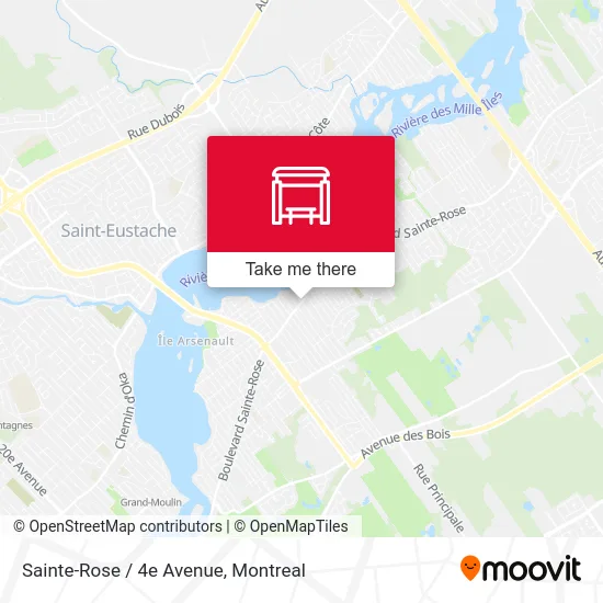 Sainte-Rose / 4e Avenue map