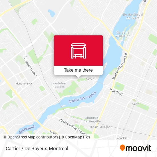 Cartier / De Bayeux map