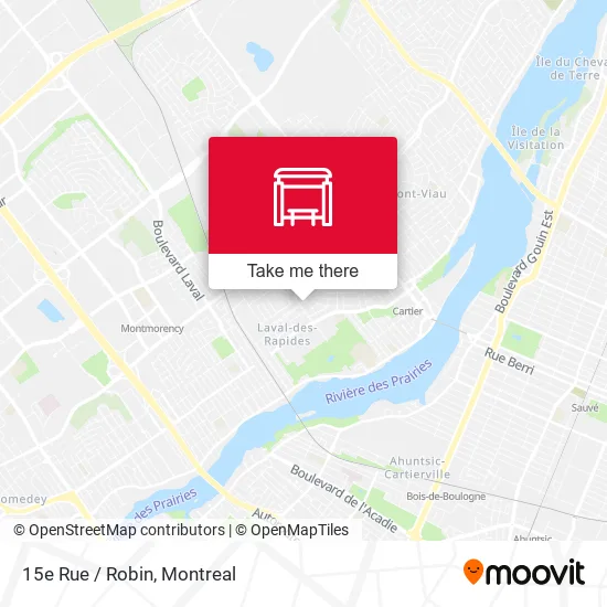 15e Rue / Robin map