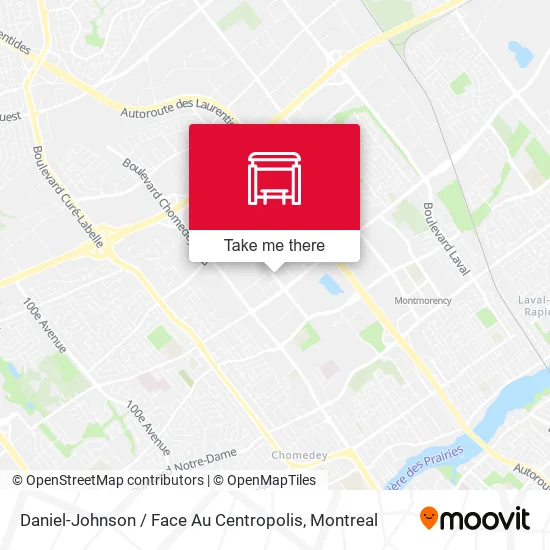 Daniel-Johnson / Face Au Centropolis map