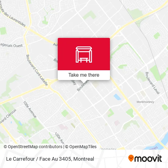 Le Carrefour / Face Au 3405 map