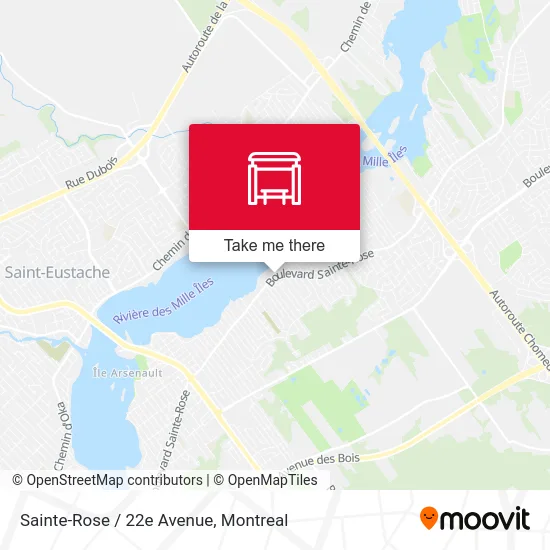 Sainte-Rose / 22e Avenue map