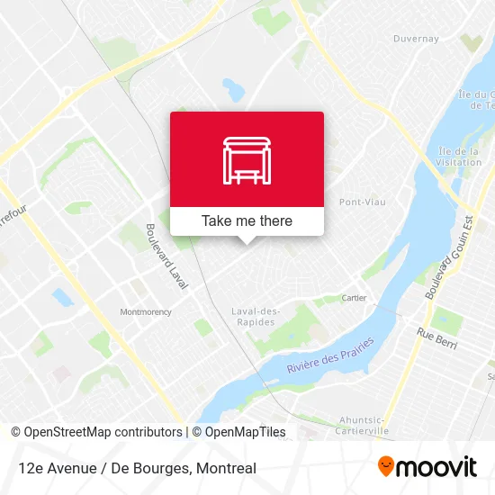 12e Avenue / De Bourges map