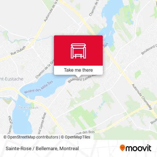 Sainte-Rose / Bellemare map