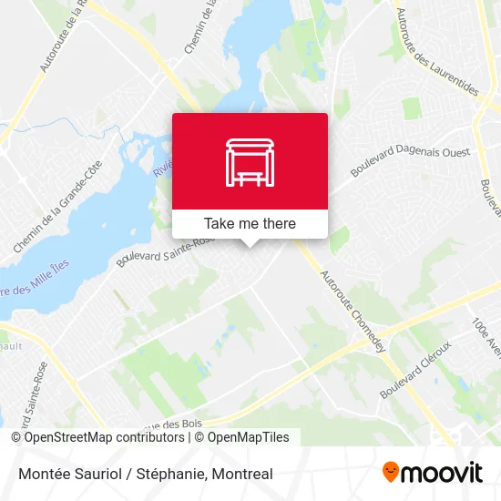 Montée Sauriol / Stéphanie map