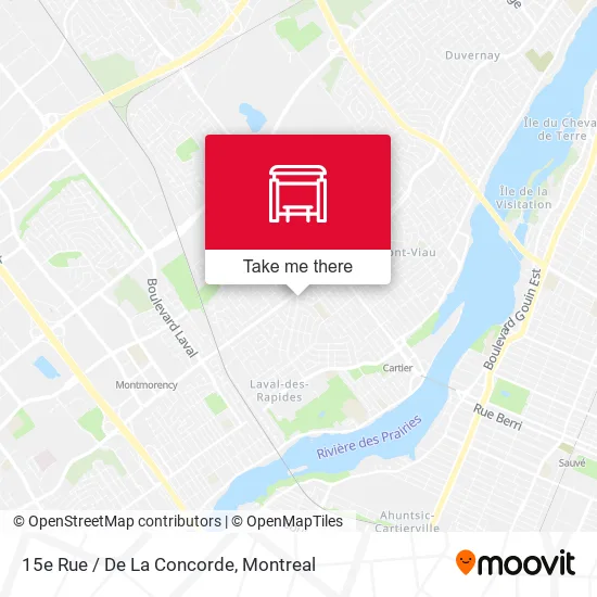 15e Rue / De La Concorde map