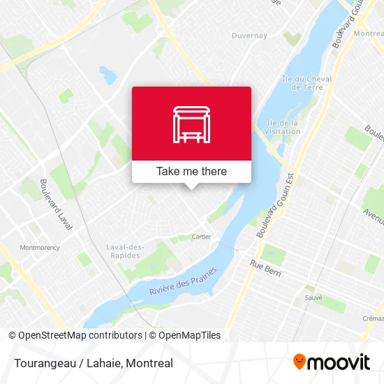 Tourangeau / Lahaie map