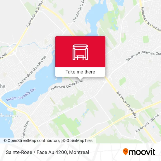 Sainte-Rose / Face Au 4200 map