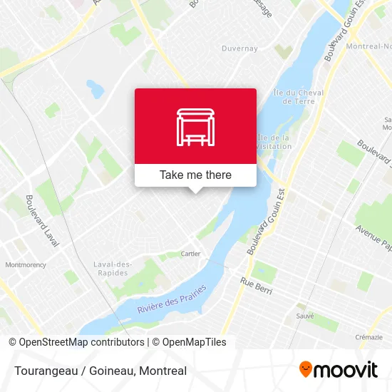 Tourangeau / Goineau map