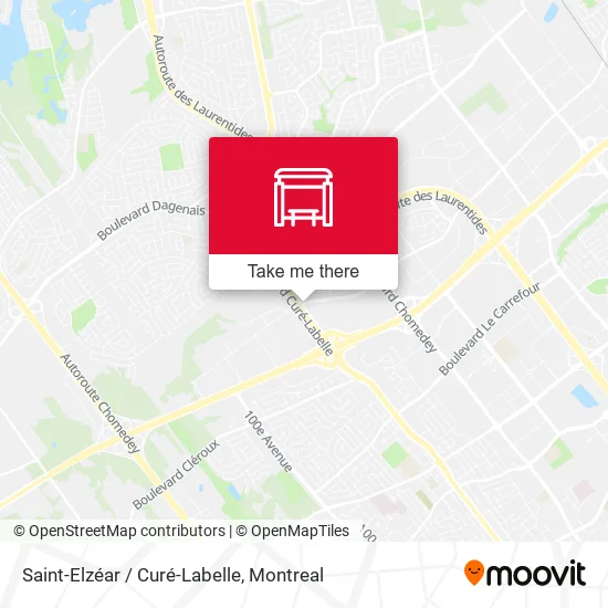 Saint-Elzéar / Curé-Labelle map