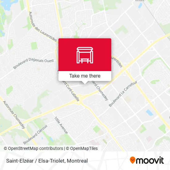 Saint-Elzéar / Elsa-Triolet map