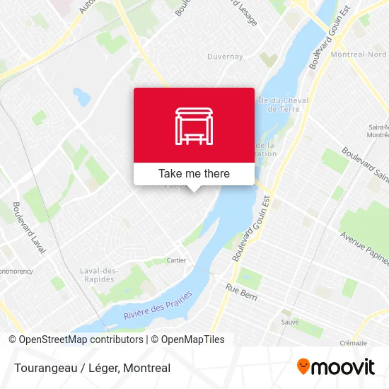 Tourangeau / Léger map