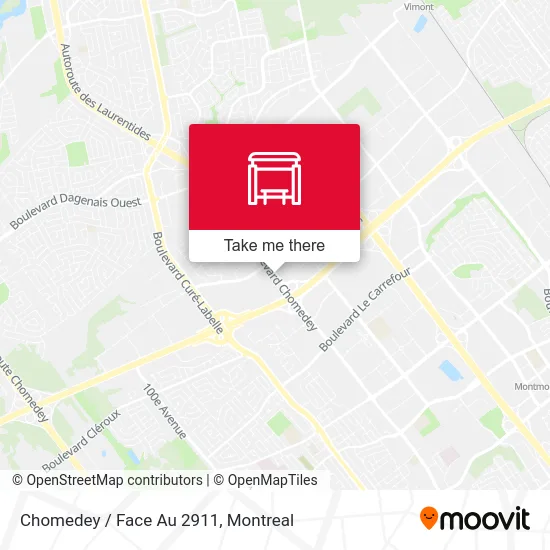 Chomedey / Face Au 2911 map