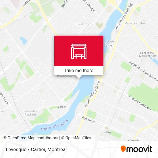 Lévesque / Cartier map