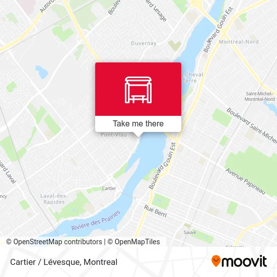 Cartier / Lévesque map