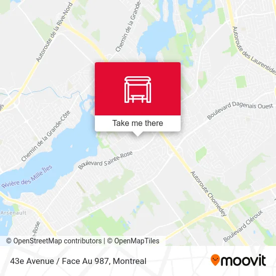 43e Avenue / Face Au 987 map