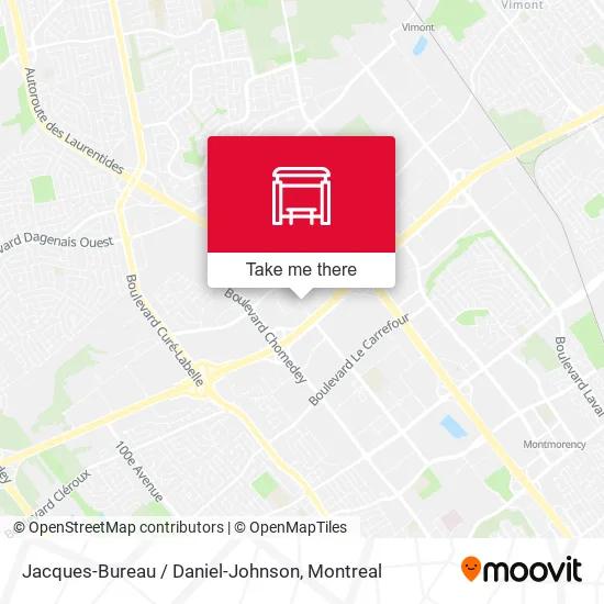 Jacques-Bureau / Daniel-Johnson map