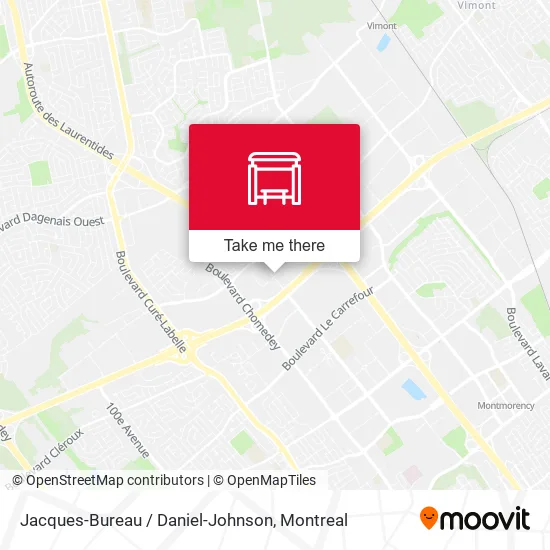 Jacques-Bureau / Daniel-Johnson map