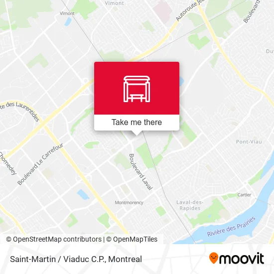 Saint-Martin / Viaduc C.P. map
