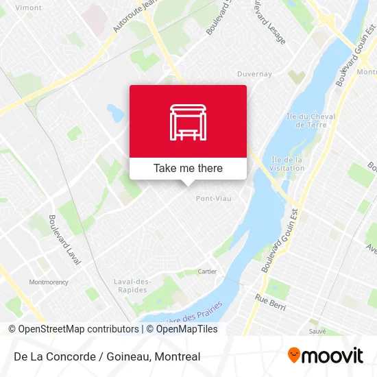 De La Concorde / Goineau map