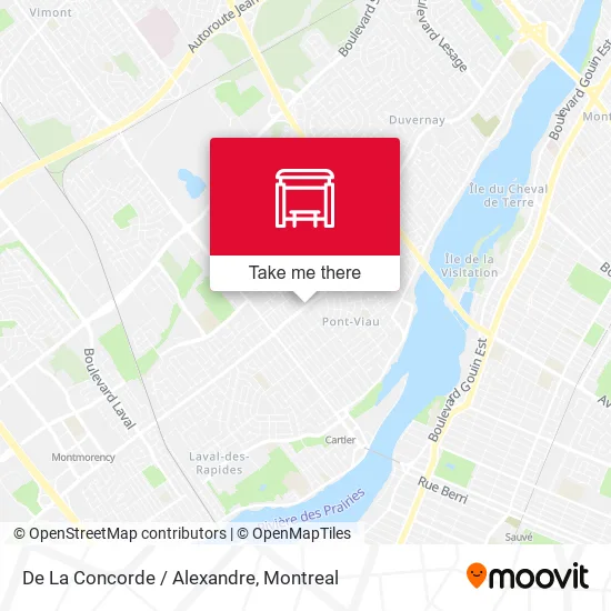 De La Concorde / Alexandre map