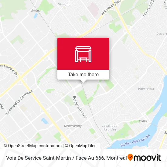 Voie De Service Saint-Martin / Face Au 666 map