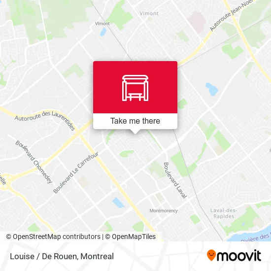 Louise / De Rouen map