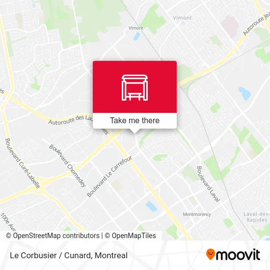 Le Corbusier / Cunard map