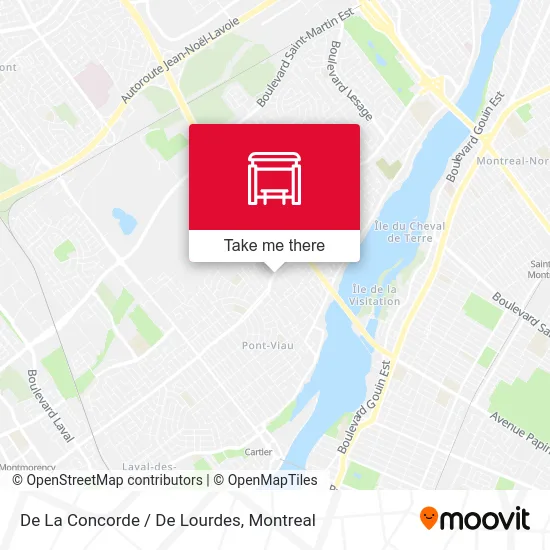 De La Concorde / De Lourdes map