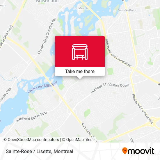 Sainte-Rose / Lisette map