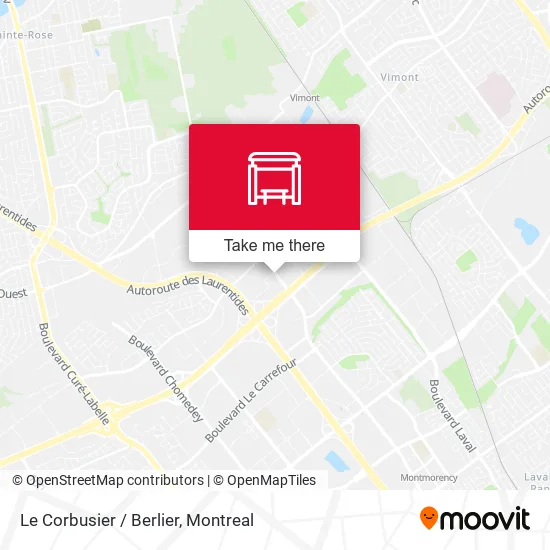 Le Corbusier / Berlier map