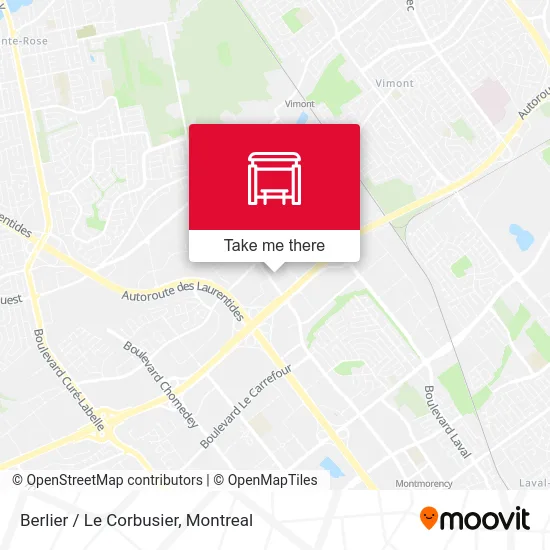 Berlier / Le Corbusier map