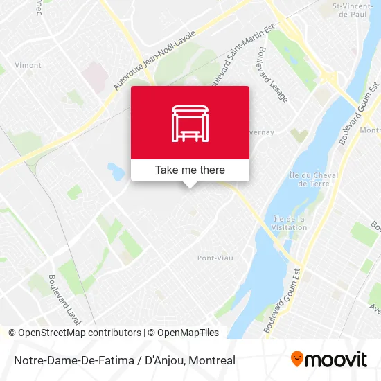 Notre-Dame-De-Fatima / D'Anjou map