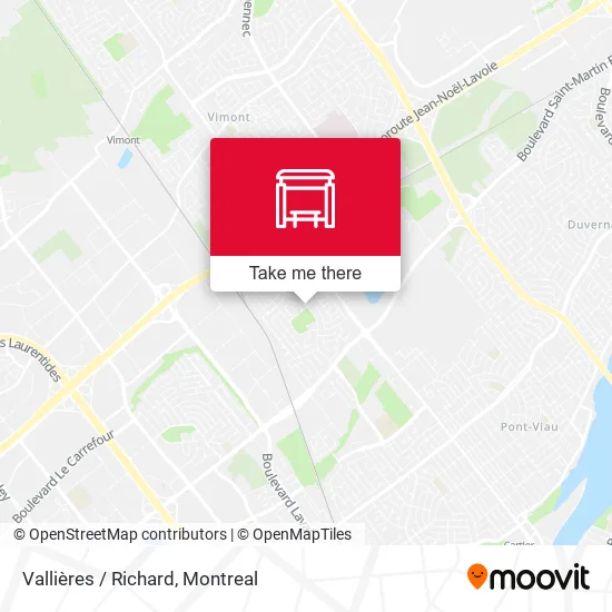 Vallières / Richard map