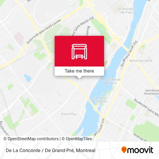 De La Concorde / De Grand-Pré map
