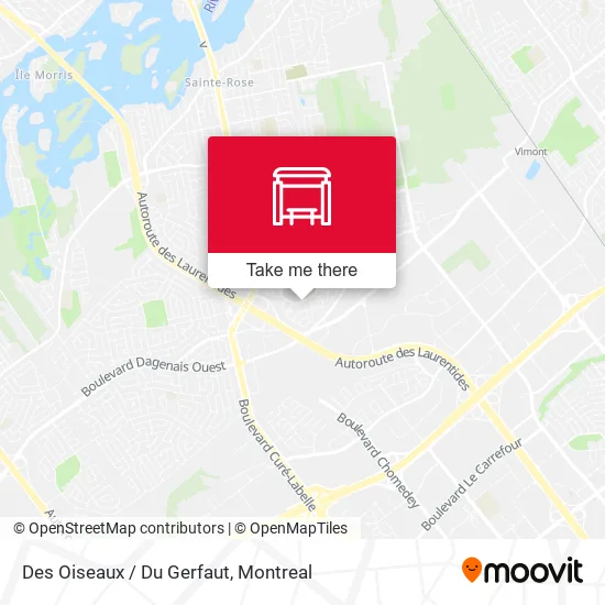 Des Oiseaux / Du Gerfaut map