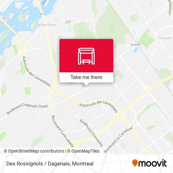 Des Rossignols / Dagenais map