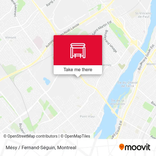 Mésy / Fernand-Séguin map
