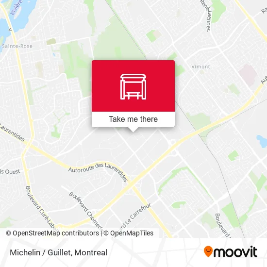 Michelin / Guillet map